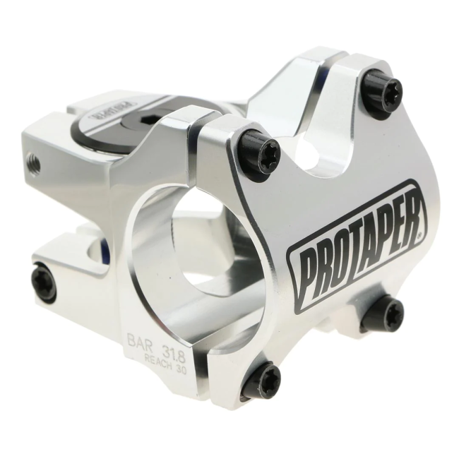 Stem 31.8 mm Clamp, 35 mm Length, Polished Silver (ProTaper