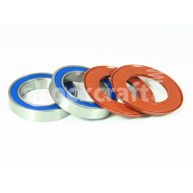 BB90/95 HT2 Bearing Kit with Monocrome Big Steel Bearings