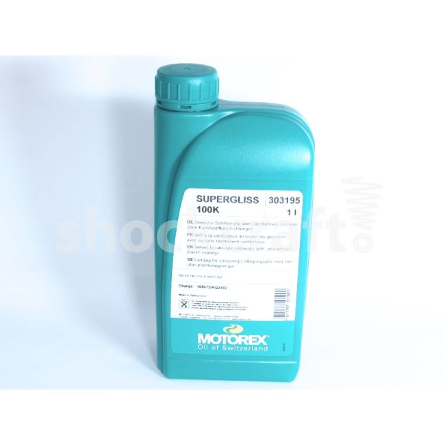Supergliss 100K Lubricating Oil Litre (Motorex) Shockcraft