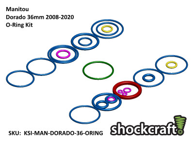 Manitou Dorado 2008-2020 36 mm O-Ring Kit (Shockcraft)