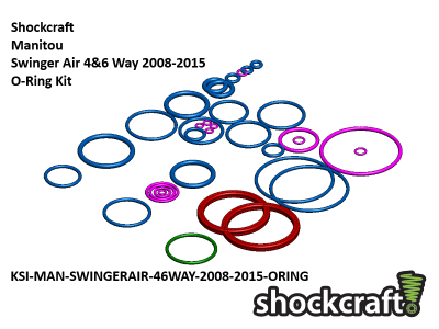 Shockcraft Manitou Swinger & Evolver 4/6WAY Air Shock O-Ring Kit