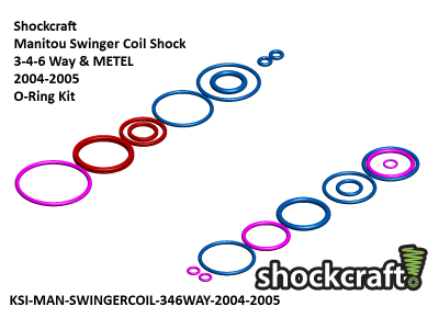 Shockcraft Manitou Swinger Coil Shock 2004-2005 O-Ring Kit
