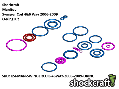 Manitou Swinger 4&6 Way Coil Shock 2006-2009 O-Ring Kit (Shockcraft)