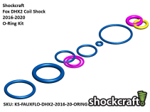 Fox DHX2 Coil Shock O-Ring Kit (Shockcraft)