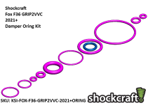 Fox F36 GRIP2 VVC 2021+ Damper Oring Kit (Shockcraft)
