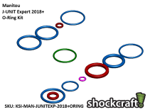Manitou J-UNIT Expert 2018+ O-Ring Kit (Shockcraft)