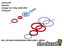 Shockcraft Manitou Swinger 3WAY SPV Air Shock O-Ring Kit