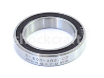 61805-2RS Steel ABEC 5 Caged Bearing (Monocrome)