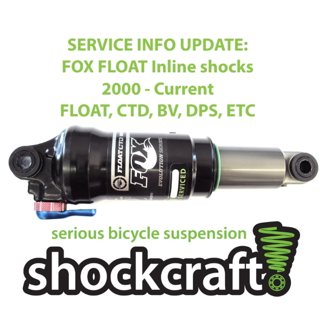 Fox FLOAT Inline Shock Model Specific Information