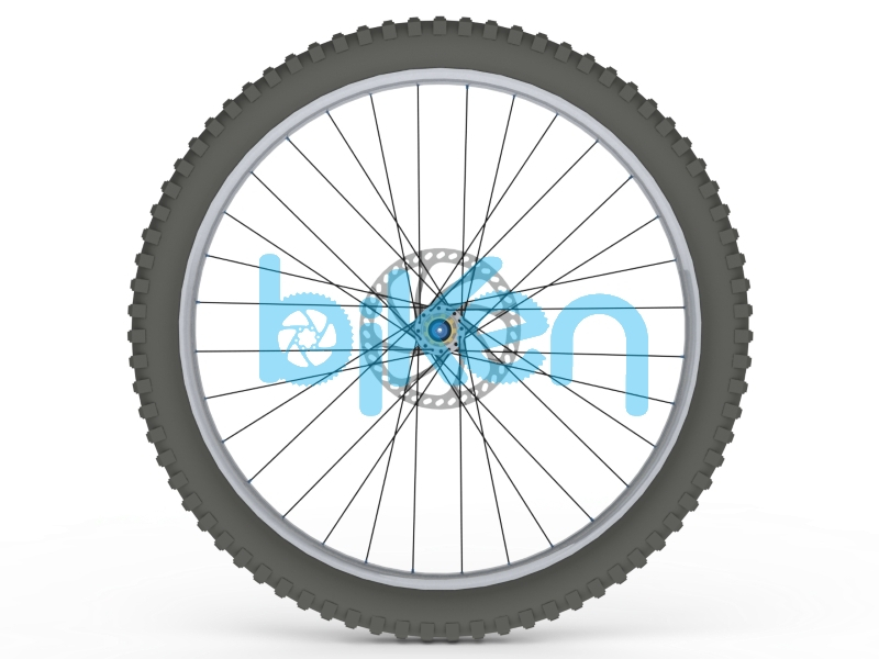 Rear Wheel CAD Render 32H 27.5x2.6"