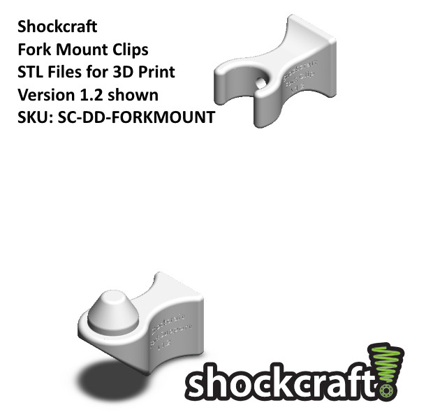 3D Print Fork Mount Clips